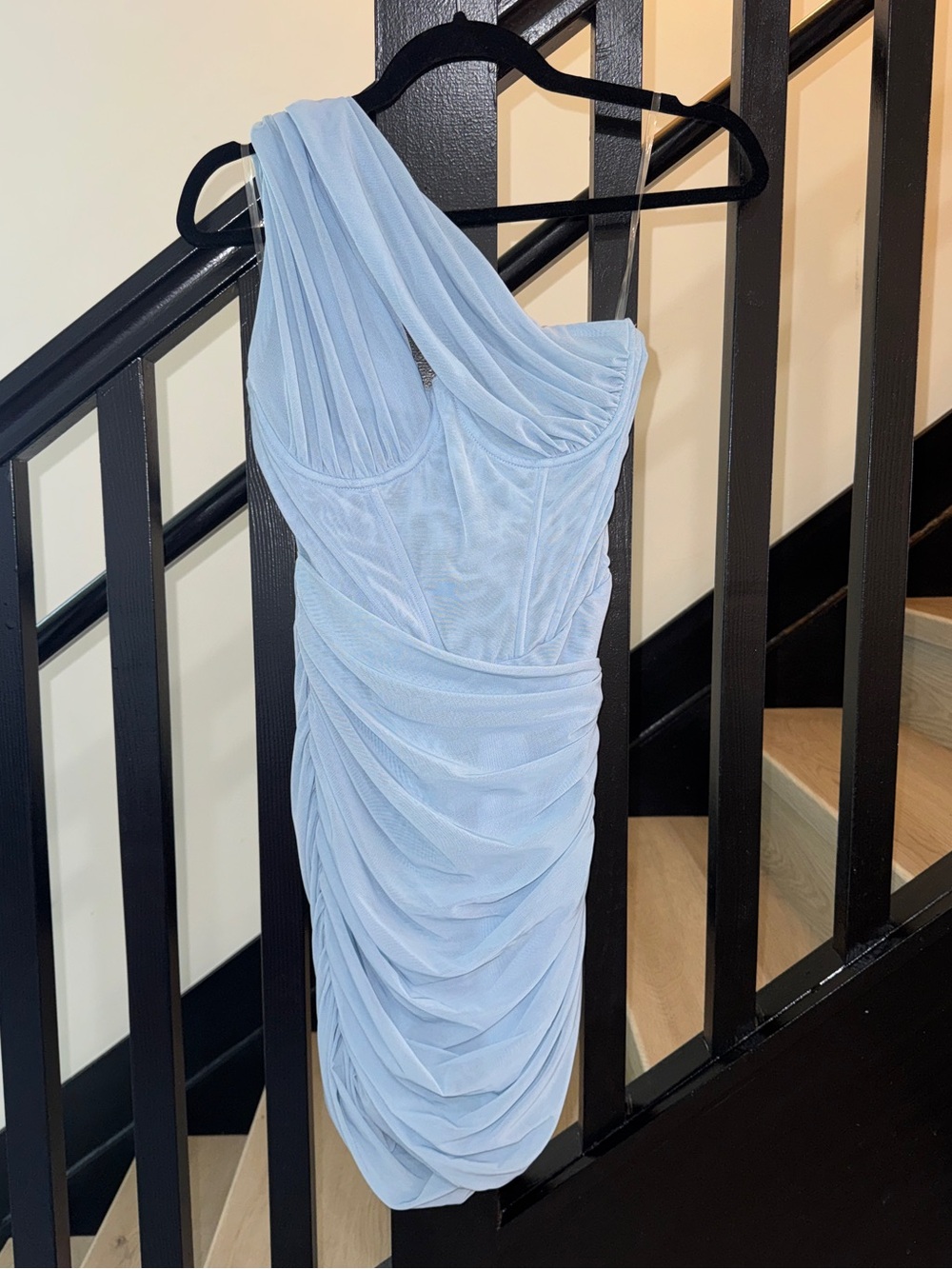 House of CB Clementine Baby blue mini dress